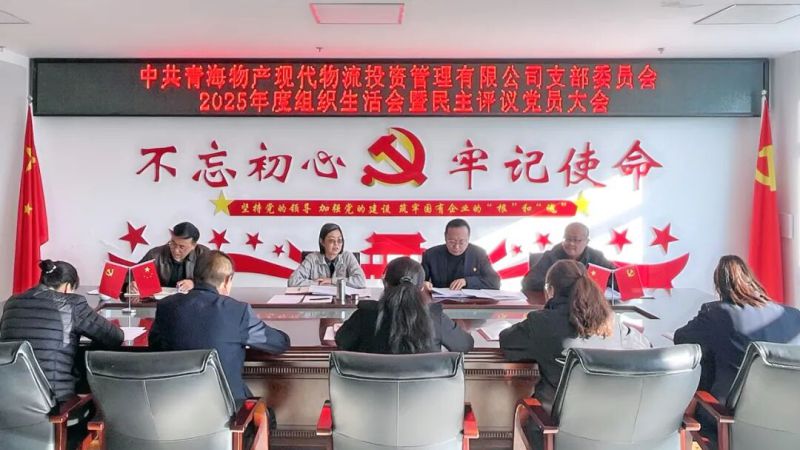 现代物流公司党支部召开2025年度组织生活会暨民主评议党员大会