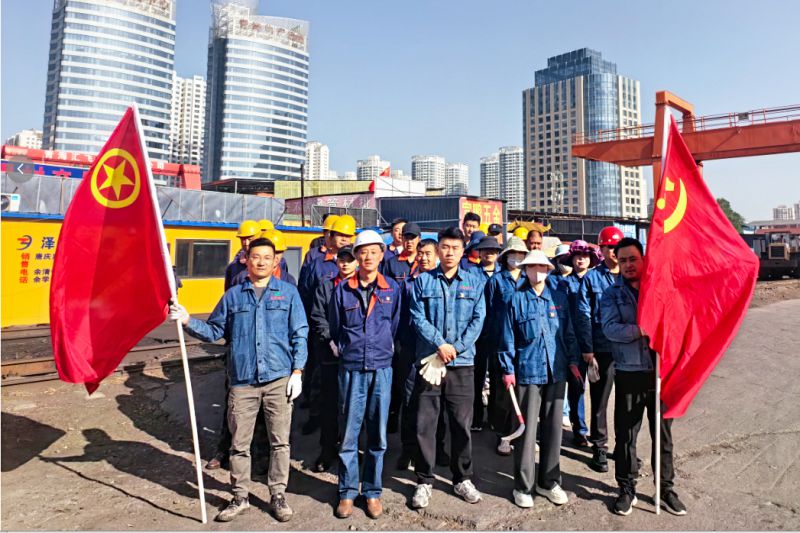 配送公司党团联合开展共建活动
