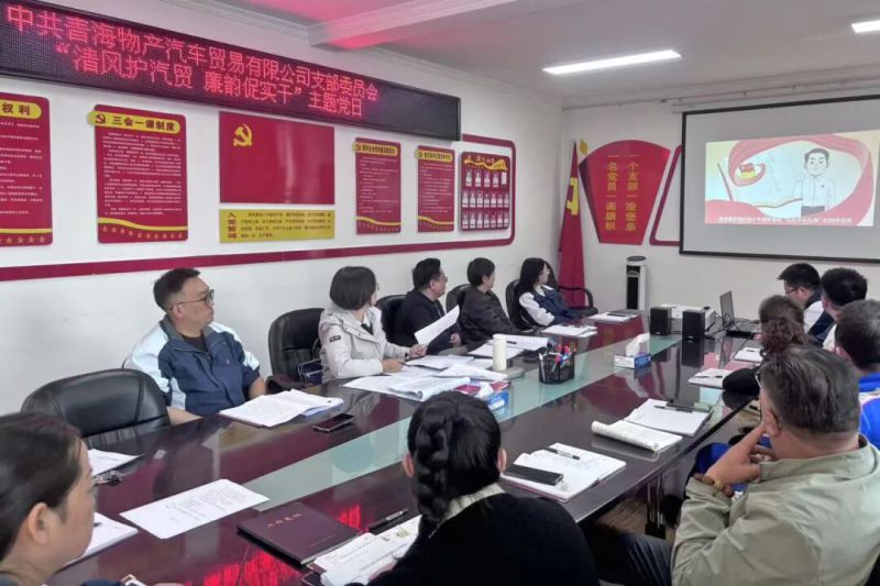 汽贸公司党支部举办主题党日活动