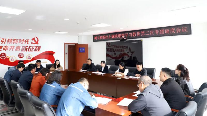 集团党委召开树立和践行正确政绩观学习教育专题调度会