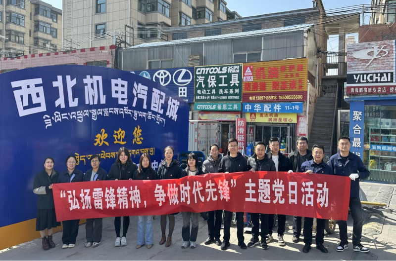 三建公司党支部、团支部联合开展“雷锋月”主题党日、团日活动