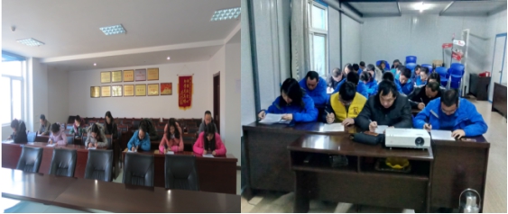 中共现代物流公司党支部  物产汽贸公司党支部开展十九大知识考试活动